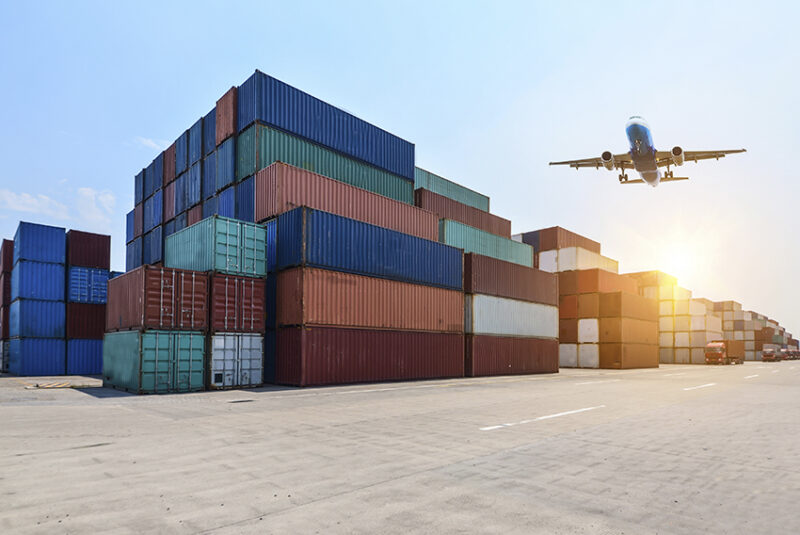 angulo-bajo-de-mujer-de-negocios-posar-con-armamentos-cruzaron-aire-libre_0000_puerto-industrial-y-patio-de-contenedores